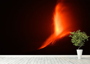 Volcanic Eruption Wall Mural Wallpaper - Canvas Art Rocks - 4