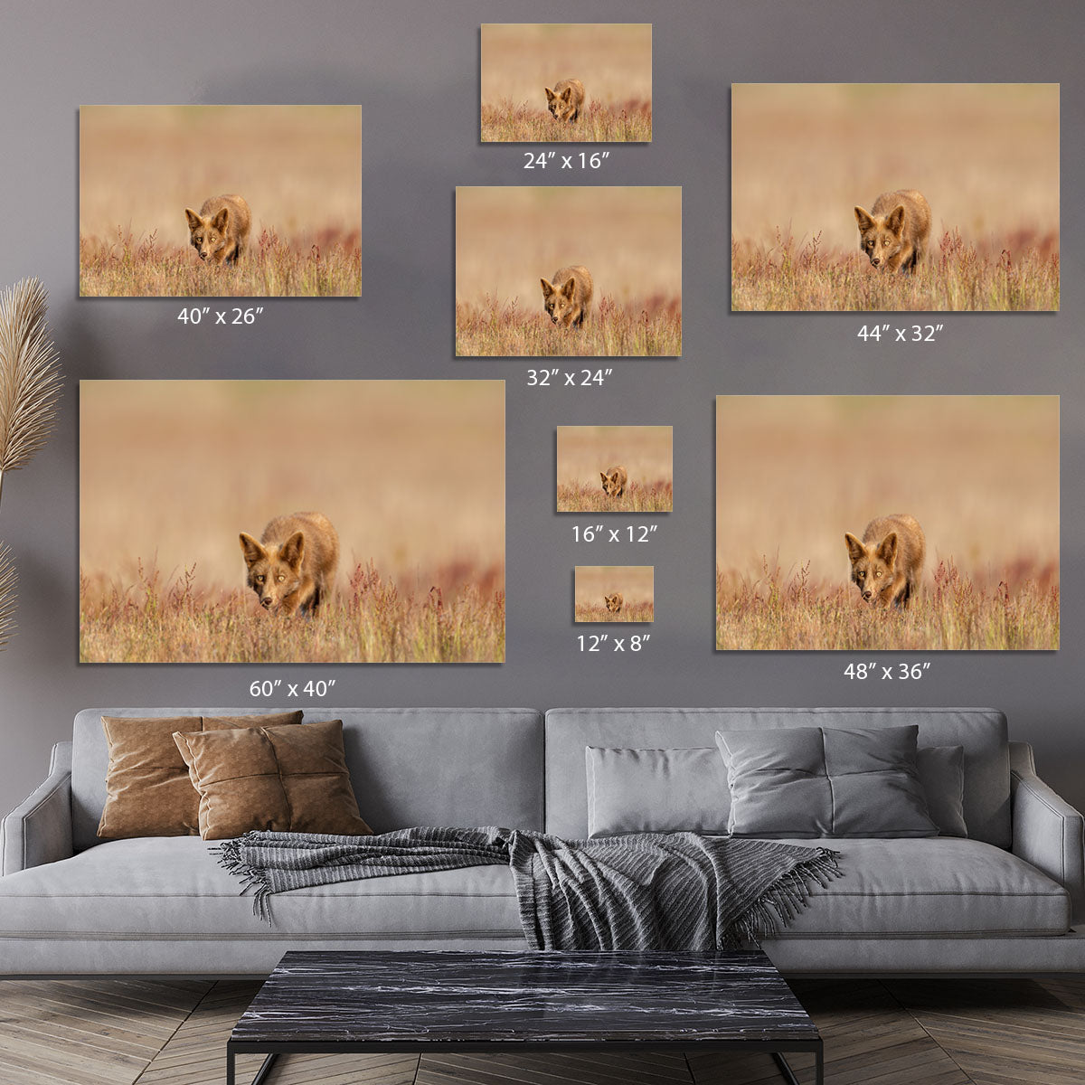 A Fox On The Hunt Canvas Print or Poster - Canvas Art Rocks - 7