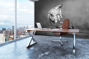 Rodeo Bull Wall Mural Wallpaper - Canvas Art Rocks - 3