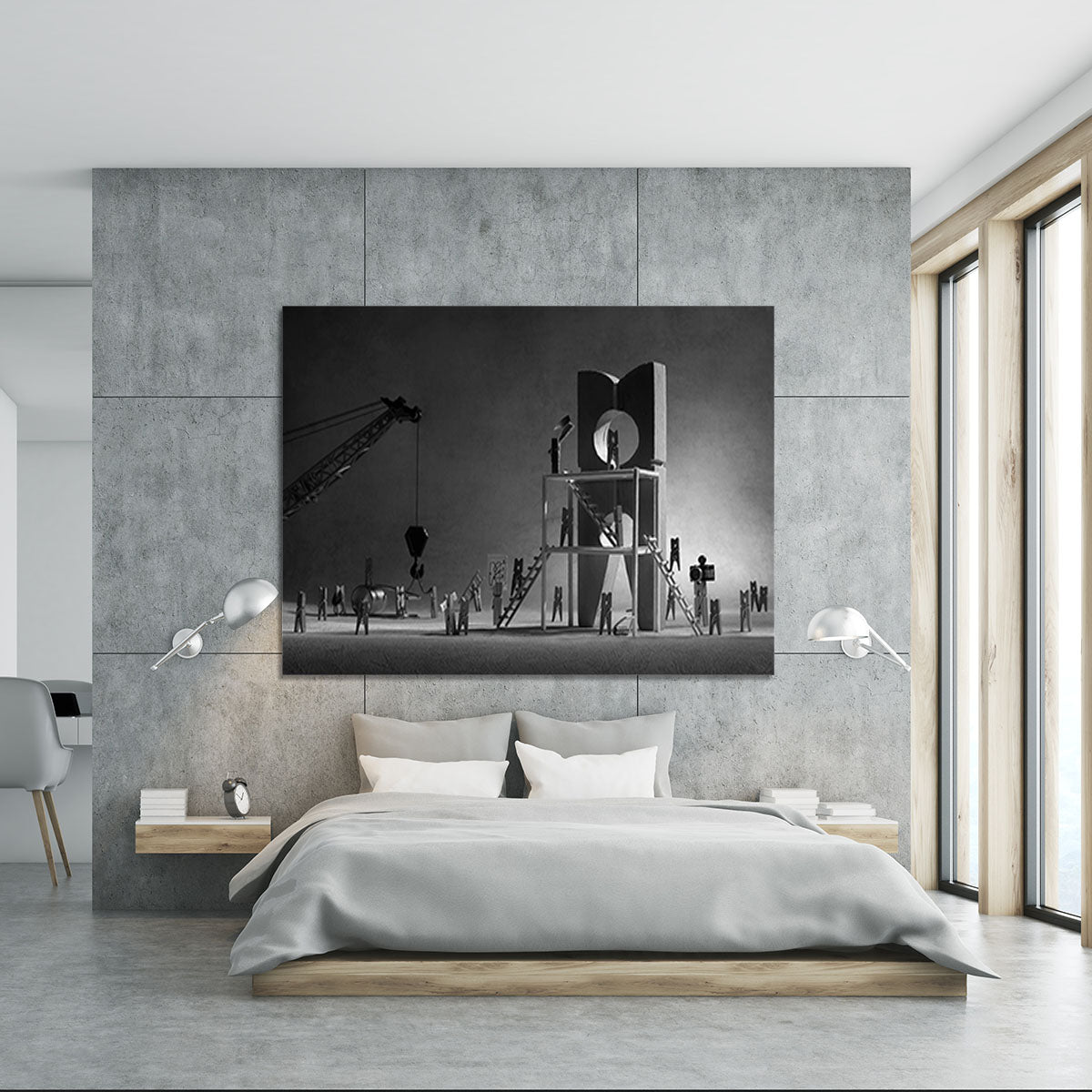 The Peg Construction Project Canvas Print or Poster - Canvas Art Rocks - 5