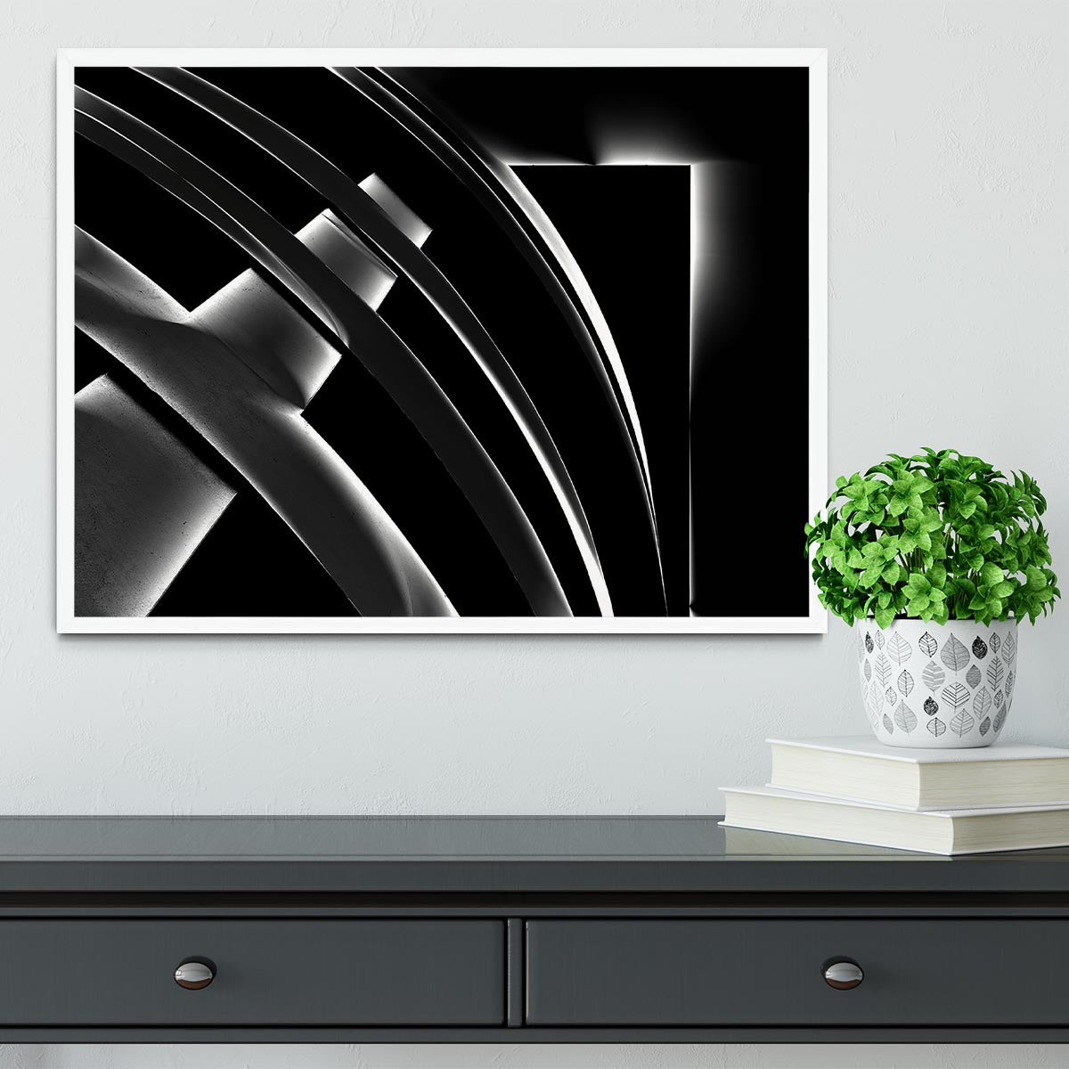 Metal Glow Framed Print - Canvas Art Rocks -6