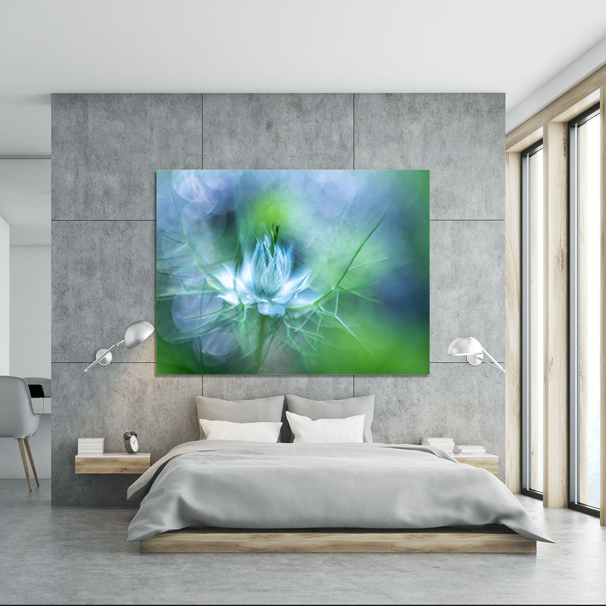 Blue Flower Canvas Print or Poster - Canvas Art Rocks - 5