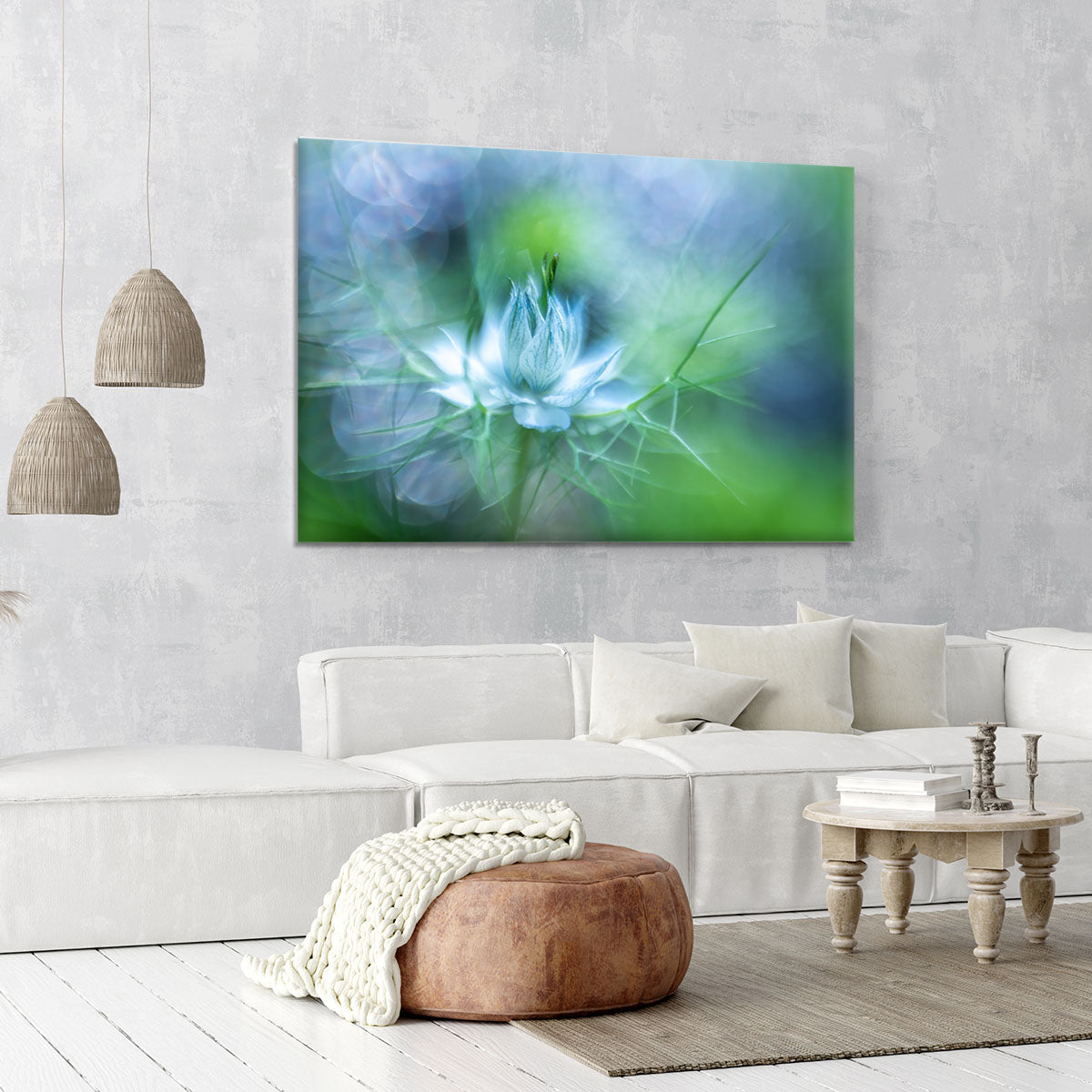 Blue Flower Canvas Print or Poster - Canvas Art Rocks - 6