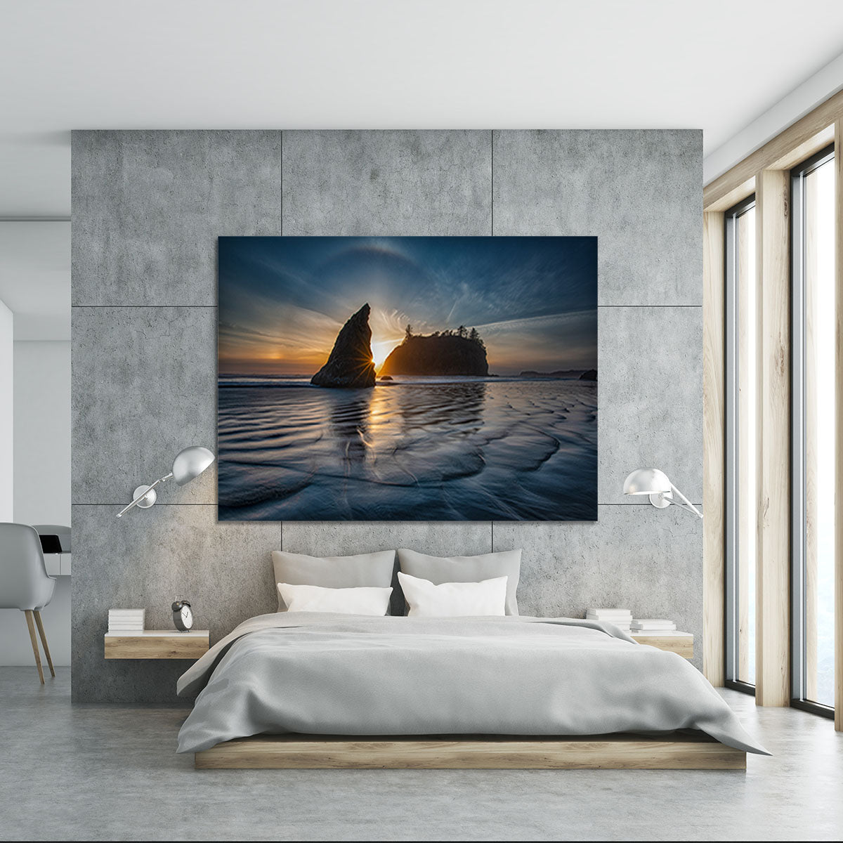 Sunset at Ruby Beach Canvas Print or Poster - Canvas Art Rocks - 5