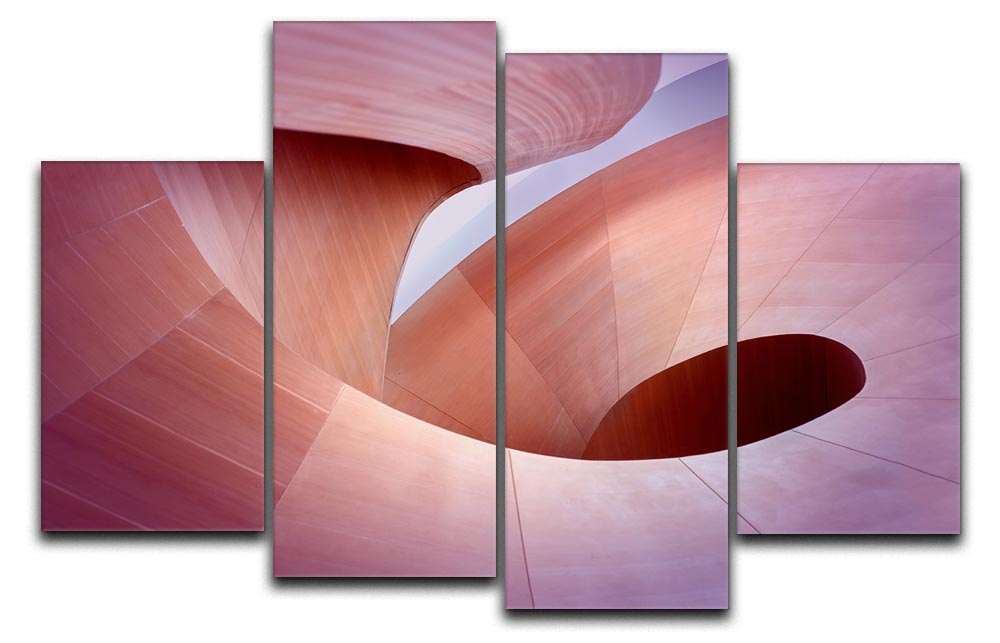 Spiral Staircase 4 Split Panel Canvas - Canvas Art Rocks - 1