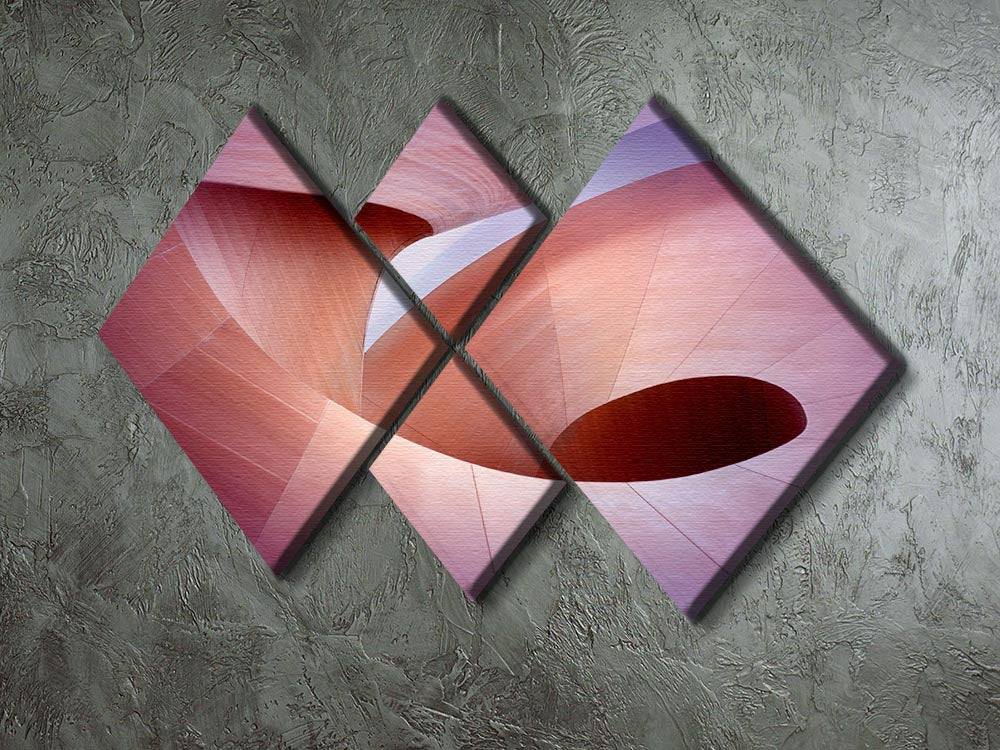Spiral Staircase 4 Square Multi Panel Canvas - Canvas Art Rocks - 2