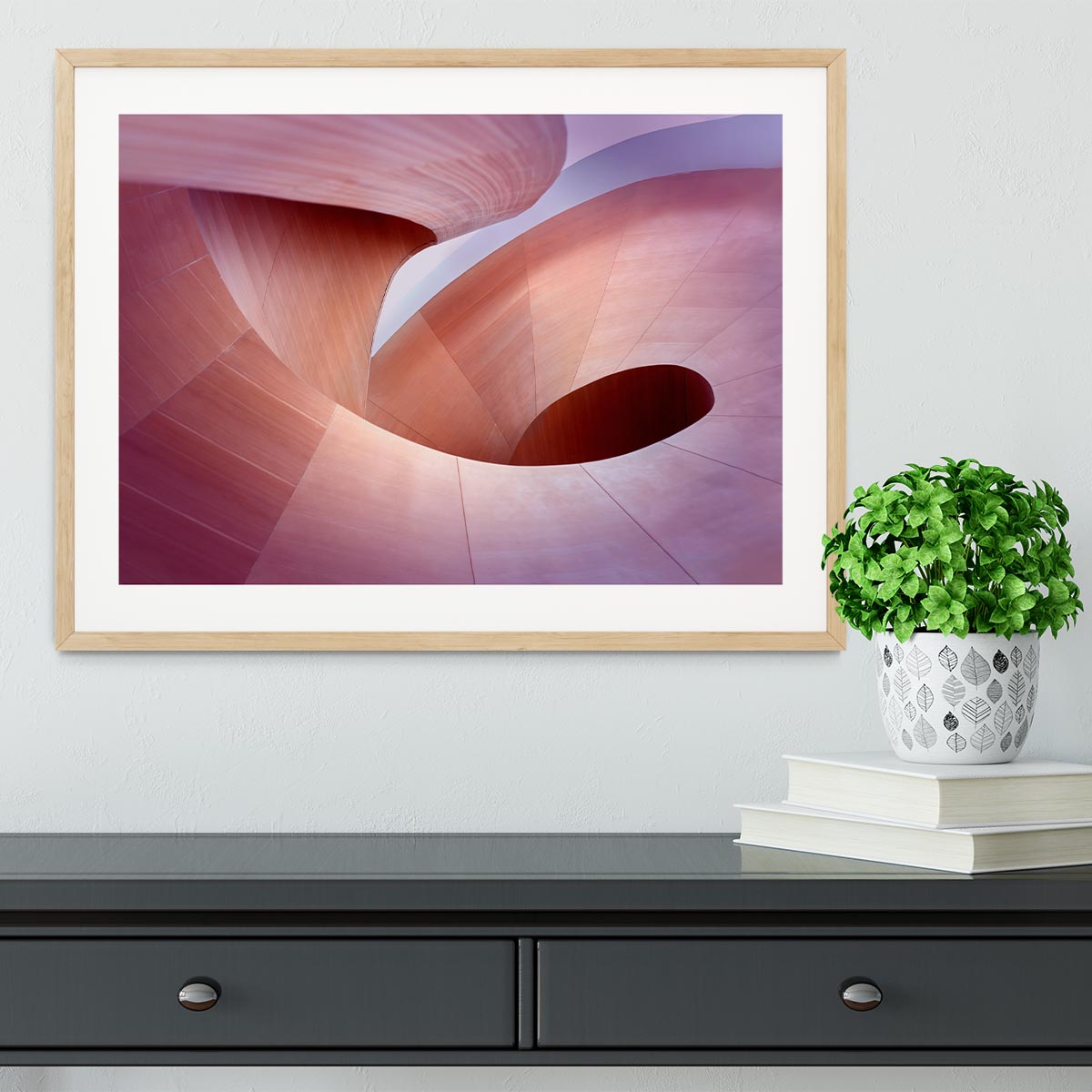 Spiral Staircase Framed Print - Canvas Art Rocks - 3