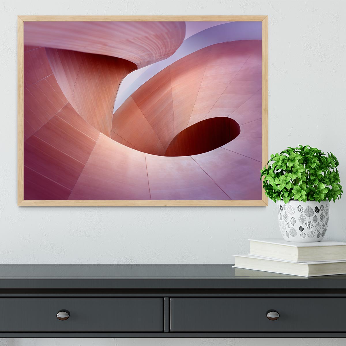 Spiral Staircase Framed Print - Canvas Art Rocks - 4