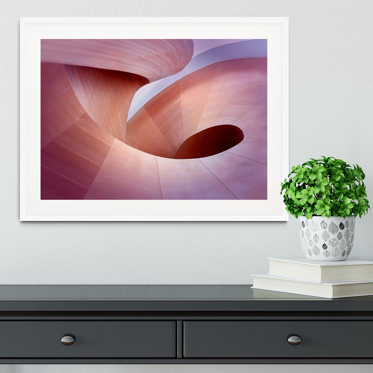 Spiral Staircase Framed Print - Canvas Art Rocks - 5