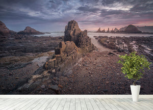 Coast in Gueirua Wall Mural Wallpaper - Canvas Art Rocks - 4