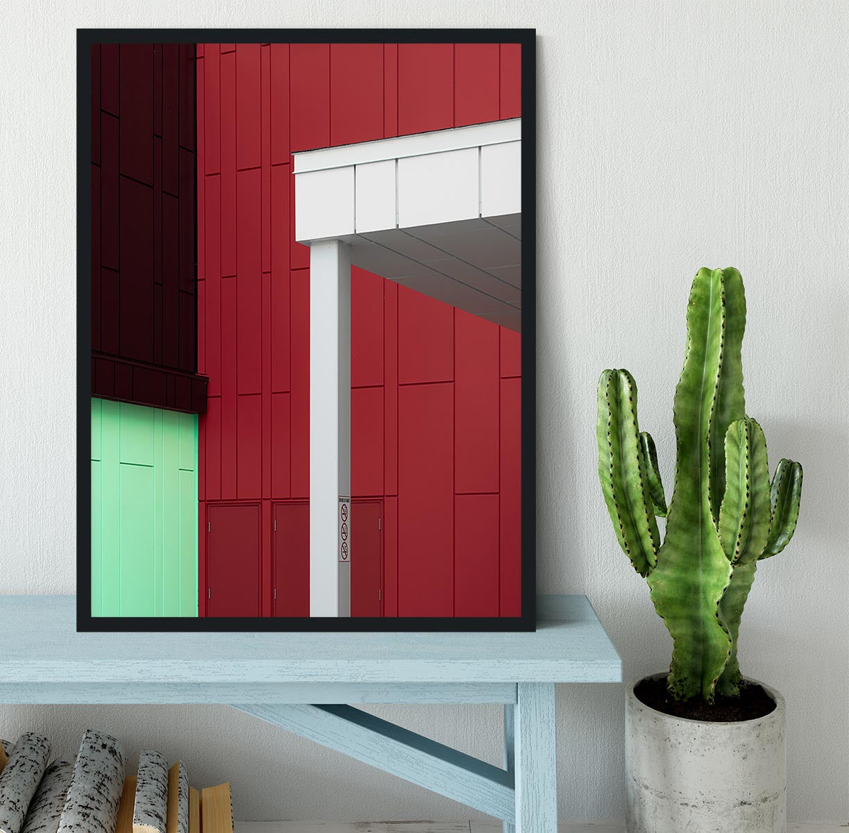 Color Architecture Framed Print - Canvas Art Rocks - 2