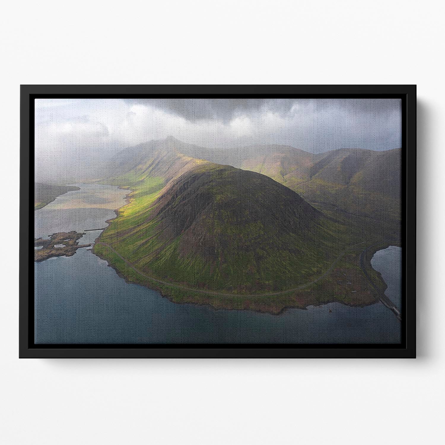 Snaefellsnes Peninsula Floating Framed Canvas - Canvas Art Rocks - 2