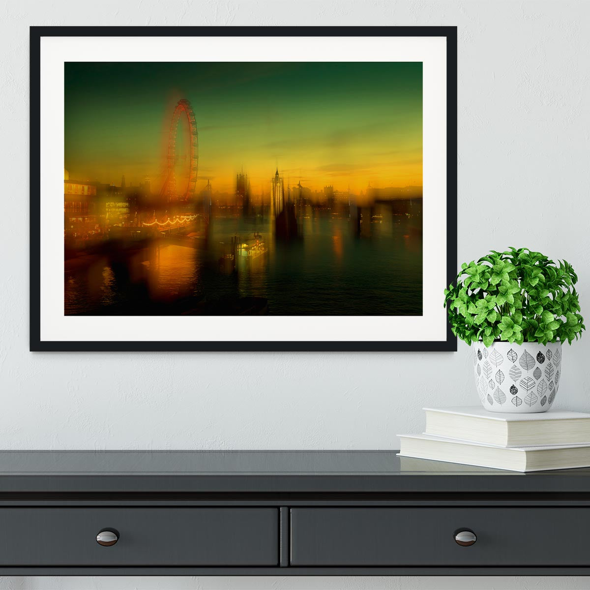 London at Dusk Framed Print - Canvas Art Rocks - 1