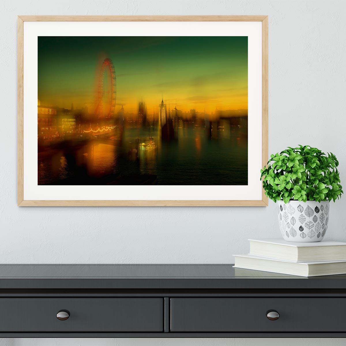 London at Dusk Framed Print - Canvas Art Rocks - 3