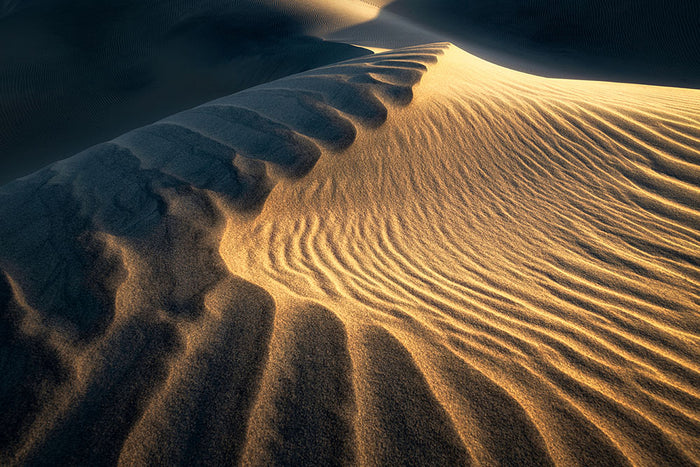 Ripples On The Desert Wall Mural Wallpaper