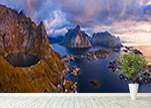 View Of Lofoten Wall Mural Wallpaper - Canvas Art Rocks - 4