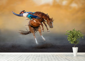 Cowboy Rodeo Part 2 Wall Mural Wallpaper - Canvas Art Rocks - 4