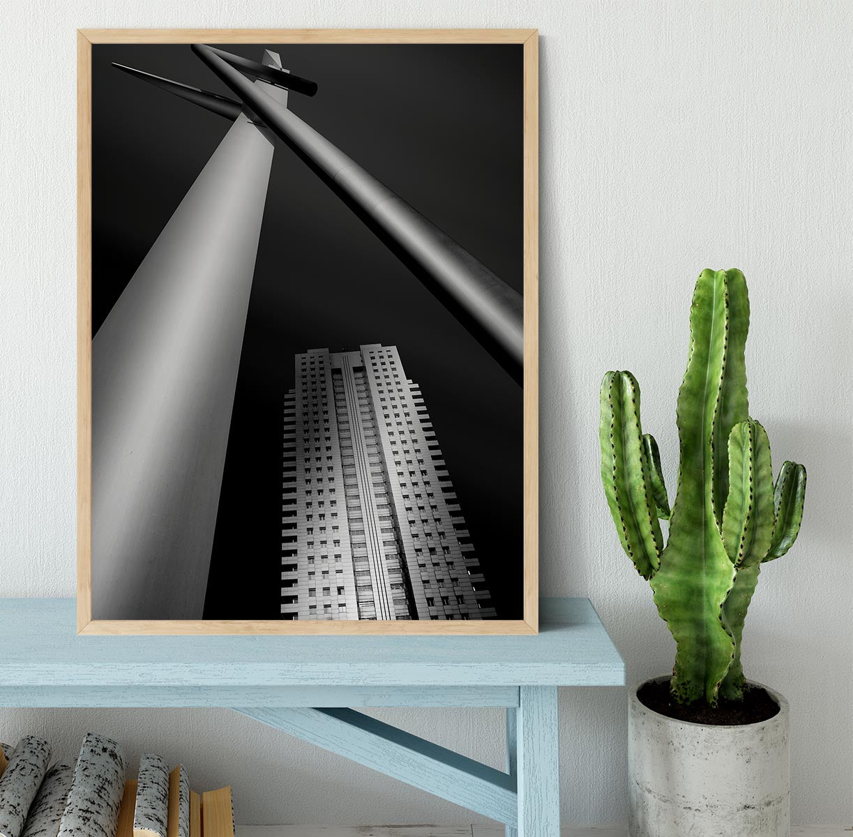 Skyscraper Framed Print - Canvas Art Rocks - 4