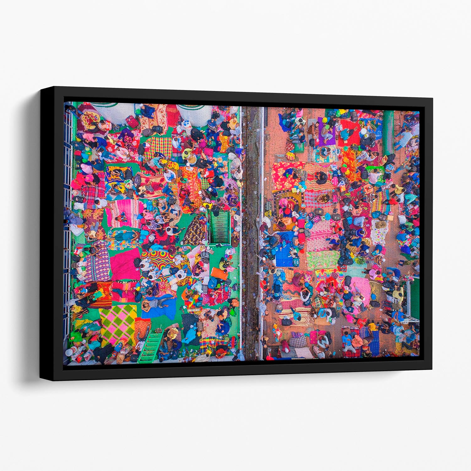 Eid Festival Floating Framed Canvas - Canvas Art Rocks - 1