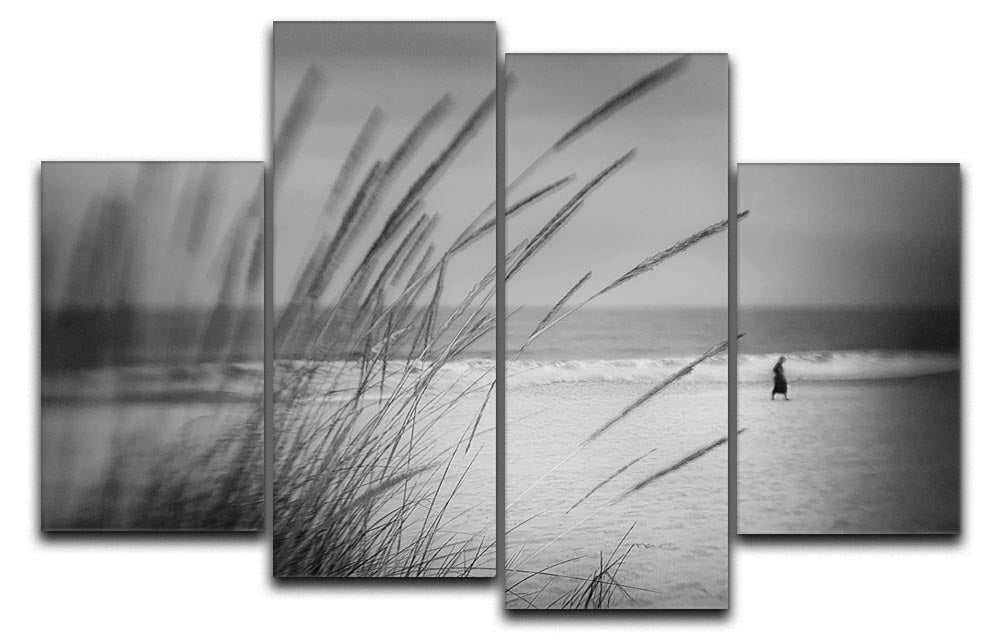 A Walk Along The Seafront 4 Split Panel Canvas - Canvas Art Rocks - 1