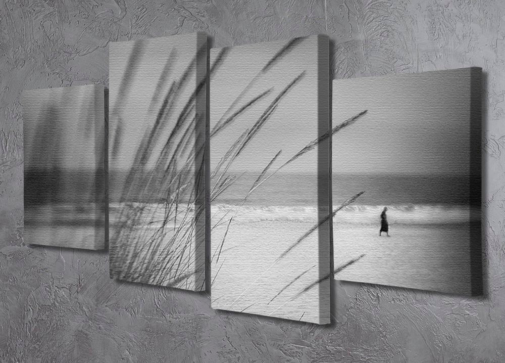 A Walk Along The Seafront 4 Split Panel Canvas - Canvas Art Rocks - 2