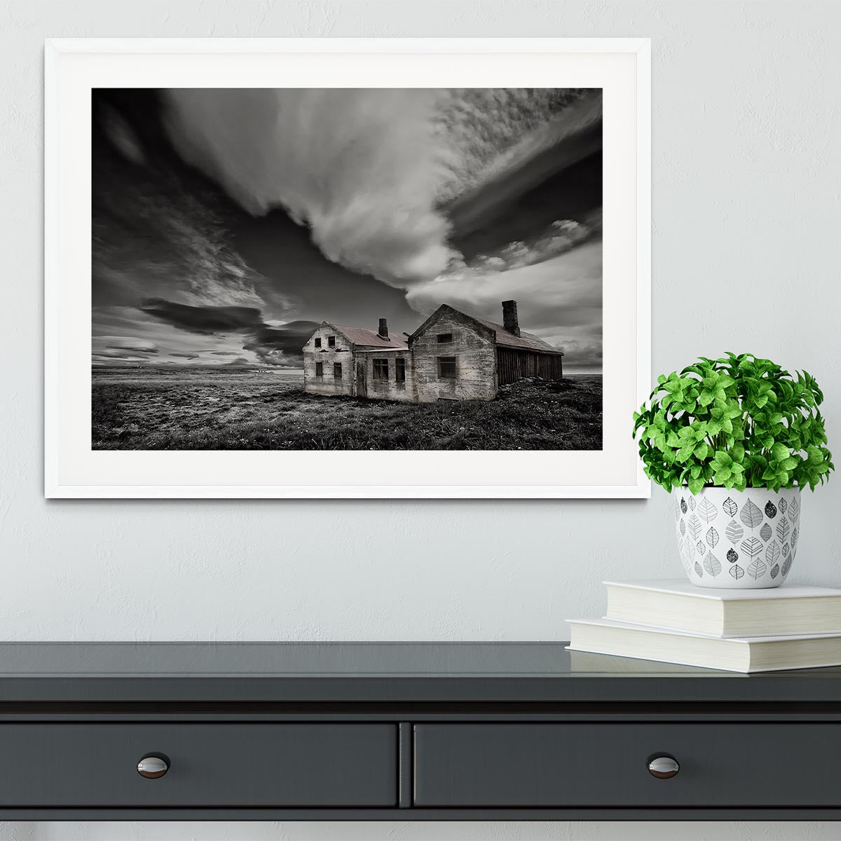 Abandoned Beachside House Framed Print - Canvas Art Rocks - 5