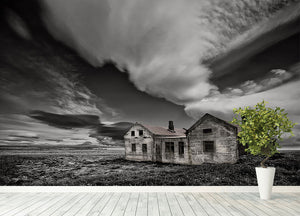 Abandoned Beachside House Wall Mural Wallpaper - Canvas Art Rocks - 4