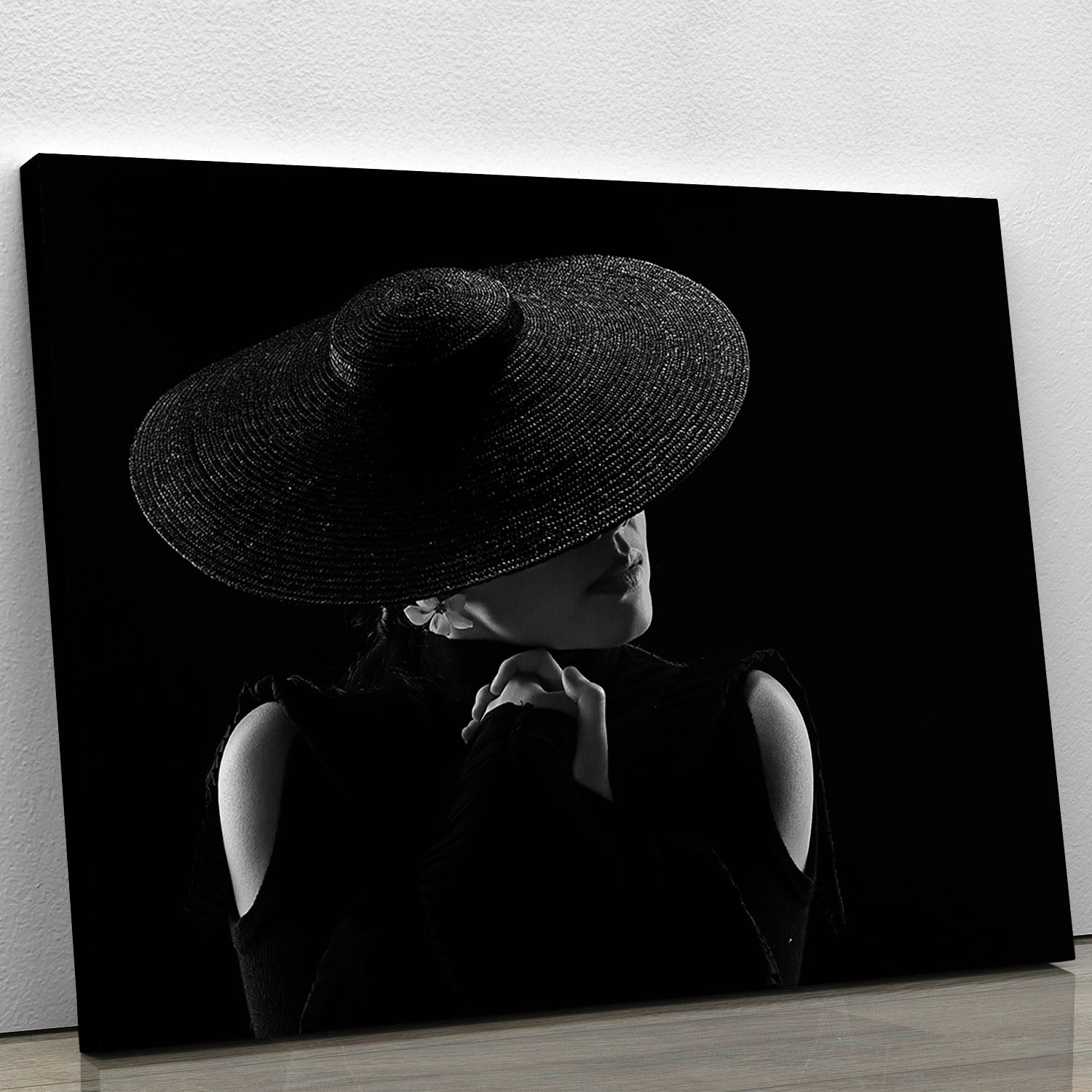 A Woman In A Hate Canvas Print or Poster - Canvas Art Rocks - 1
