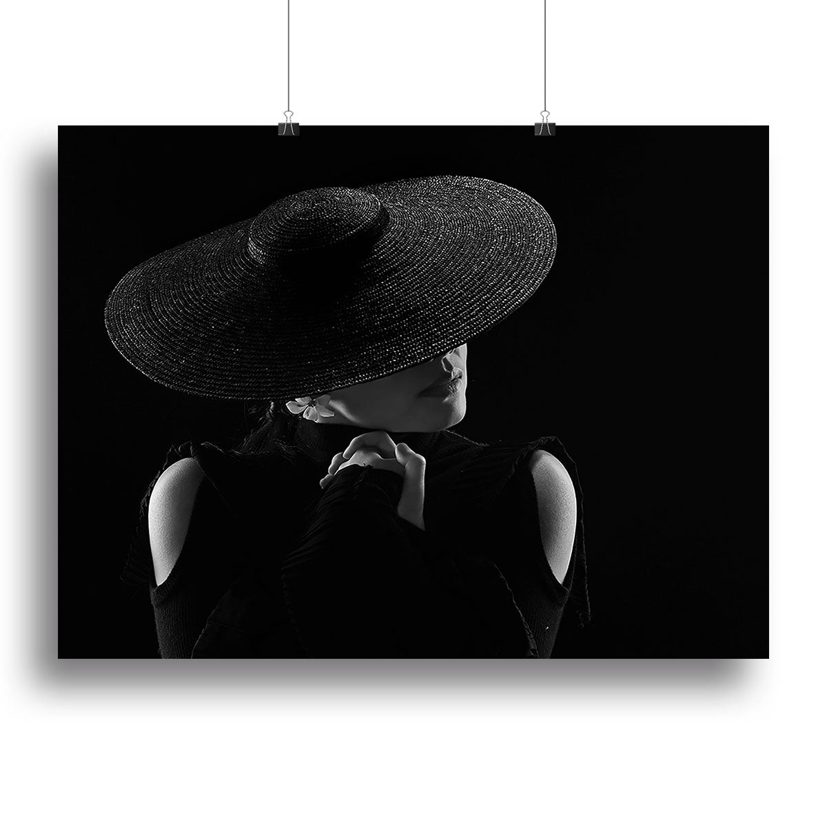 A Woman In A Hate Canvas Print or Poster - Canvas Art Rocks - 2