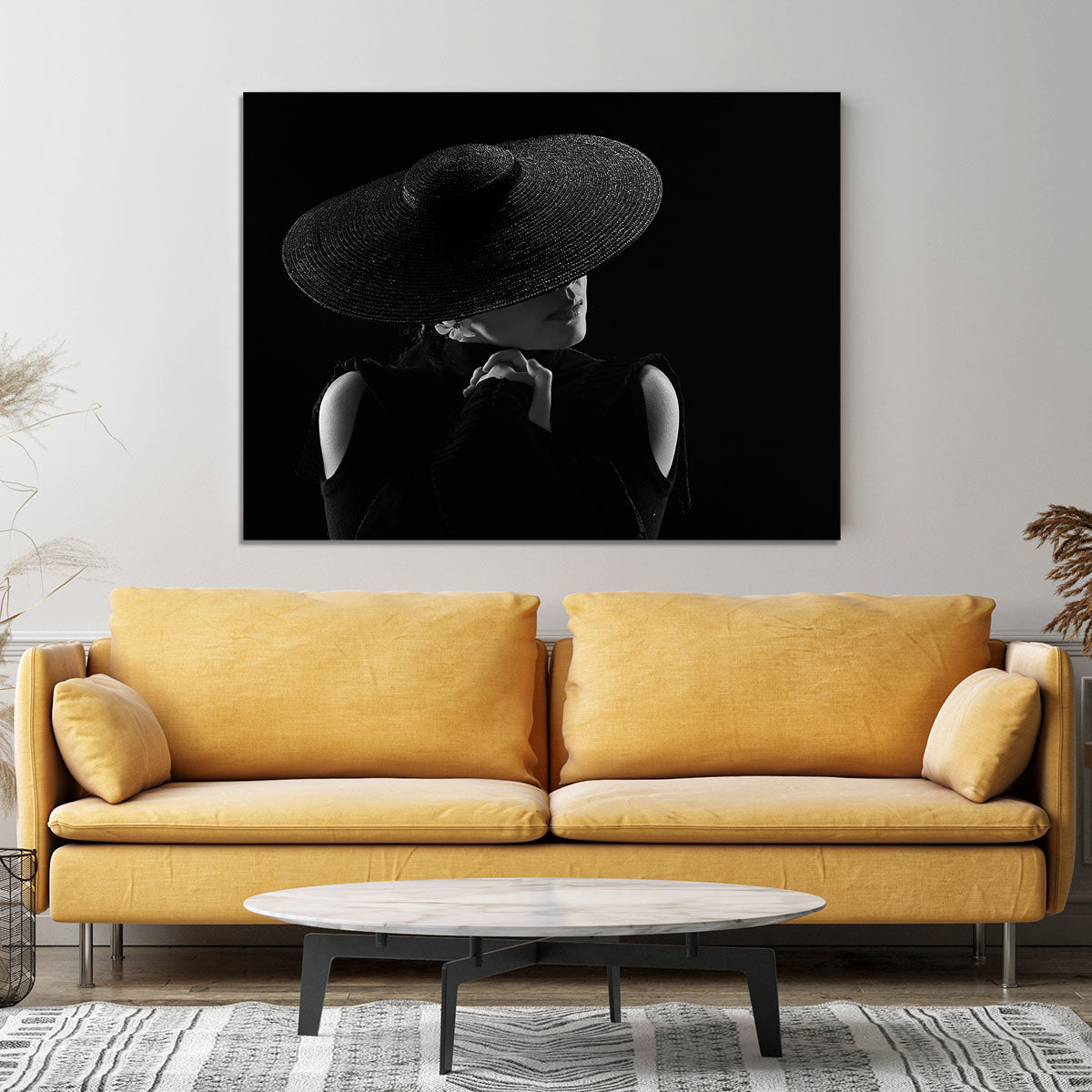 A Woman In A Hate Canvas Print or Poster - Canvas Art Rocks - 4