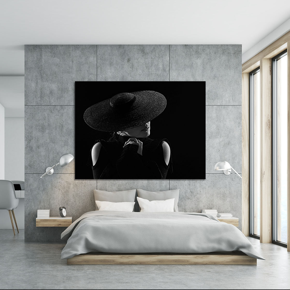 A Woman In A Hate Canvas Print or Poster - Canvas Art Rocks - 5