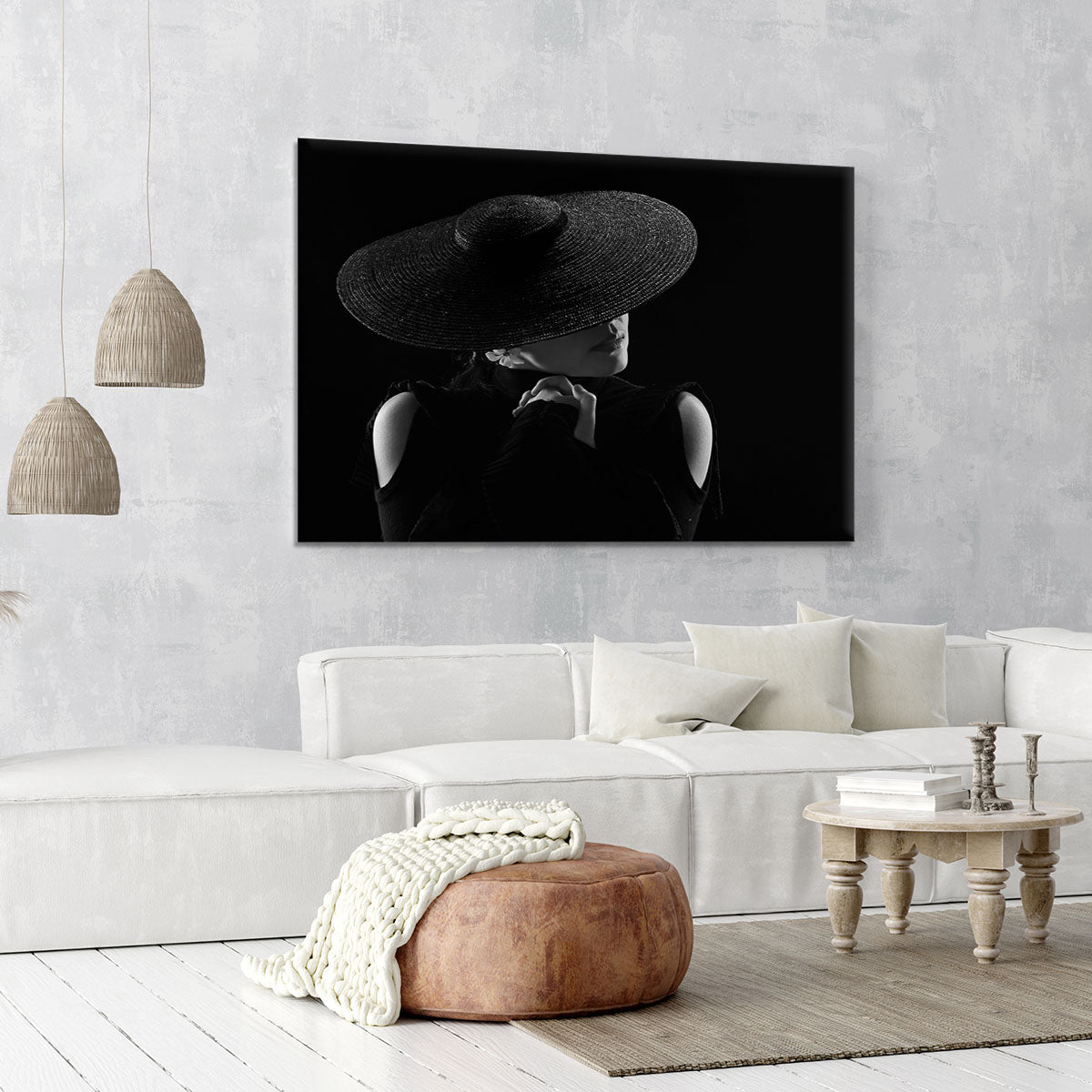 A Woman In A Hate Canvas Print or Poster - Canvas Art Rocks - 6