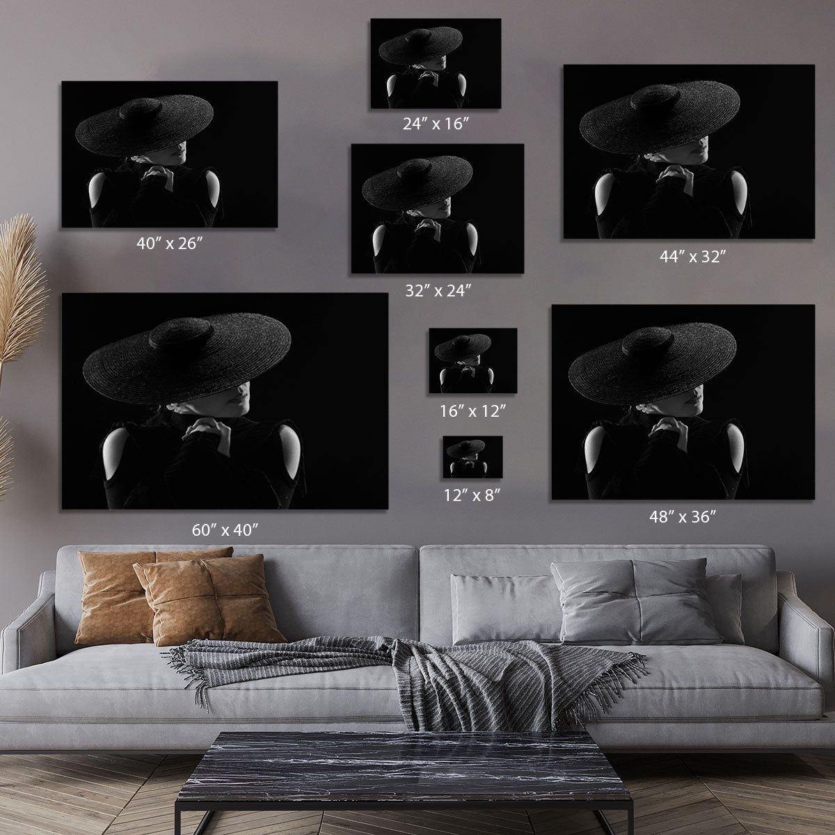 A Woman In A Hate Canvas Print or Poster - Canvas Art Rocks - 7