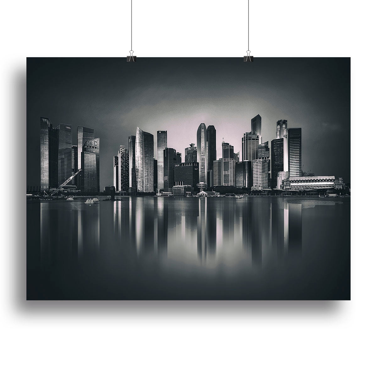 Marina bay Canvas Print or Poster - Canvas Art Rocks - 2