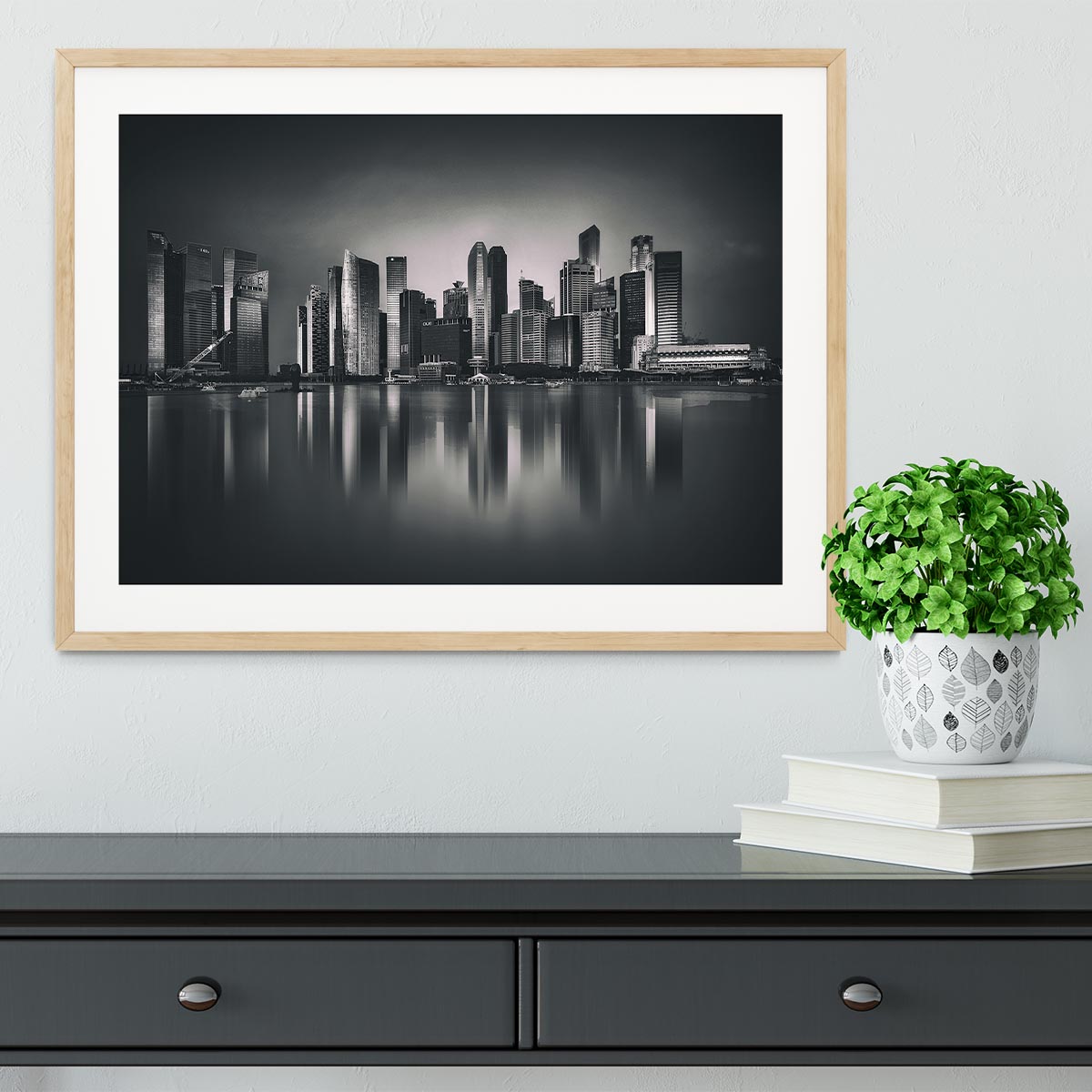 Marina bay Framed Print - Canvas Art Rocks - 3