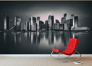 Marina bay Wall Mural Wallpaper - Canvas Art Rocks - 2