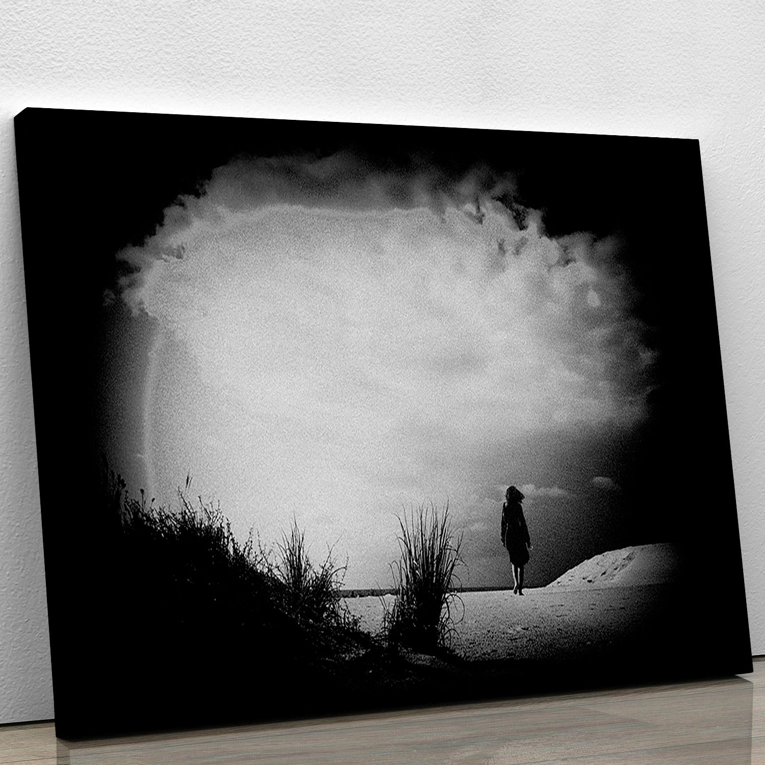 Girl On The Beach Canvas Print or Poster - Canvas Art Rocks - 1