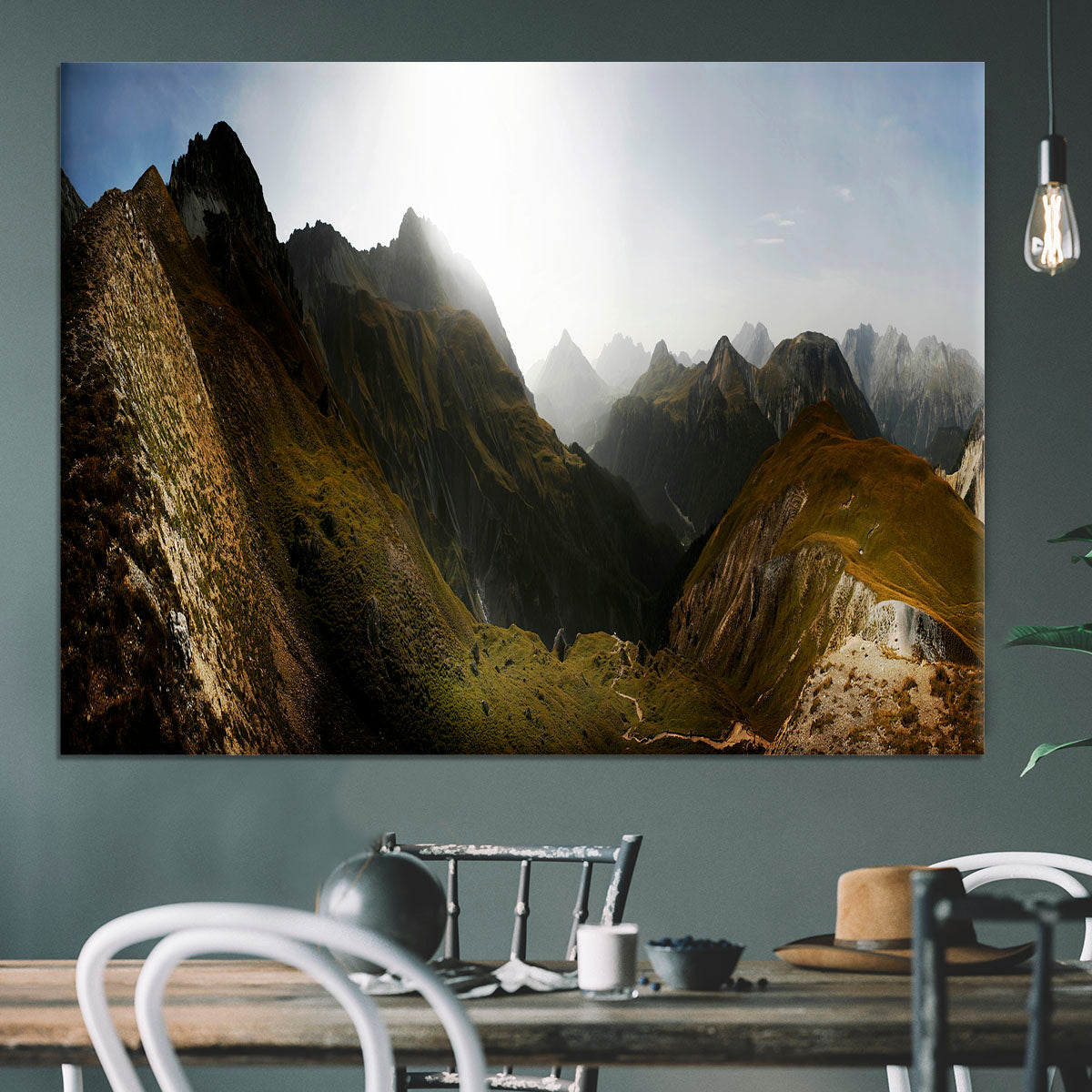 Nationalpark Schweiz Canvas Print or Poster - Canvas Art Rocks - 3