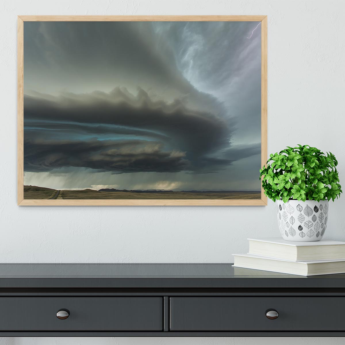 Huge Supercell Framed Print - Canvas Art Rocks - 4