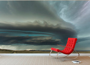 Huge Supercell Wall Mural Wallpaper - Canvas Art Rocks - 2