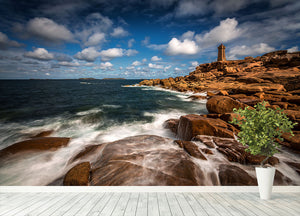 Le Phare De Ploumanac'h Wall Mural Wallpaper - Canvas Art Rocks - 4