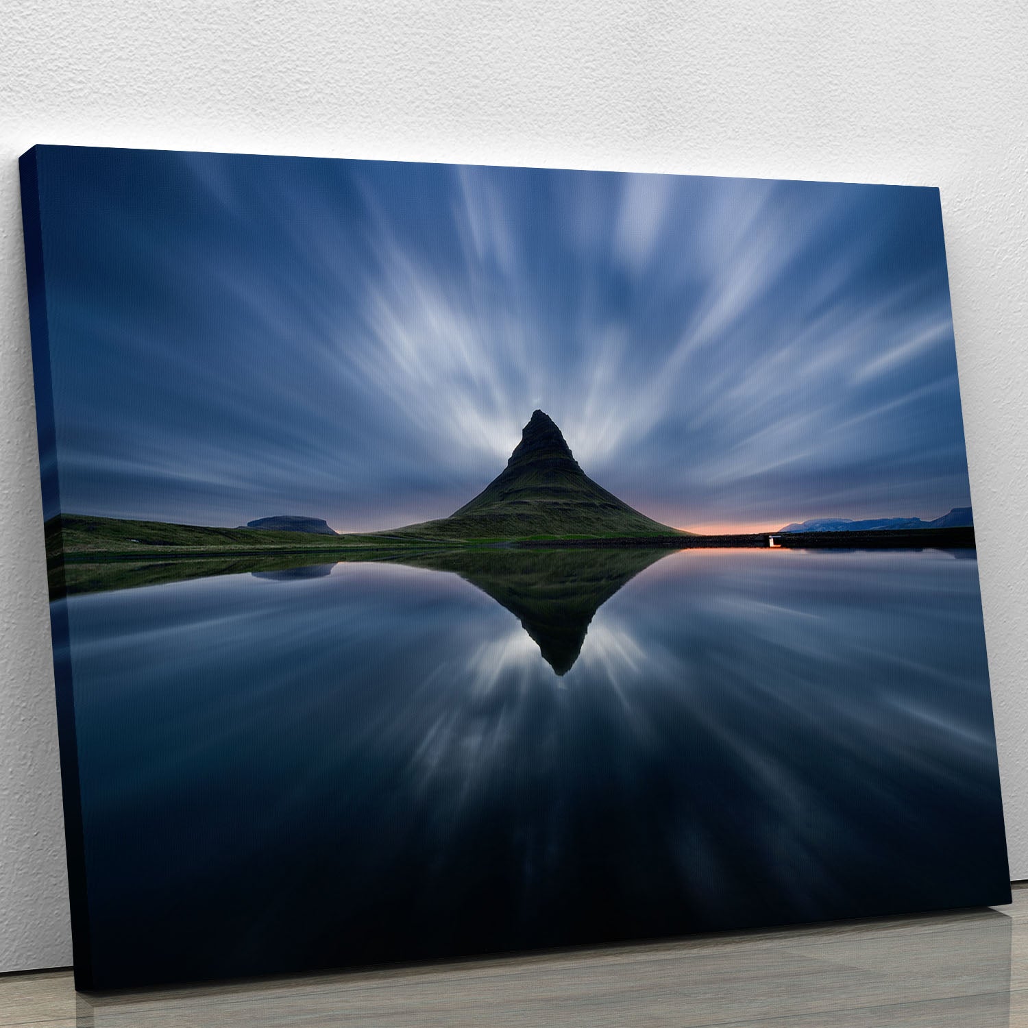 A Night At Kirkjufell Canvas Print or Poster - Canvas Art Rocks - 1