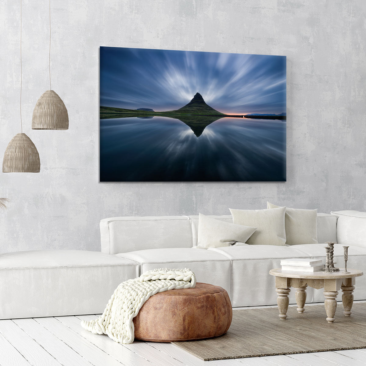 A Night At Kirkjufell Canvas Print or Poster - Canvas Art Rocks - 6