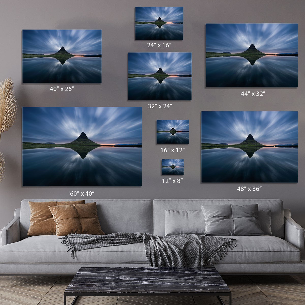 A Night At Kirkjufell Canvas Print or Poster - Canvas Art Rocks - 7