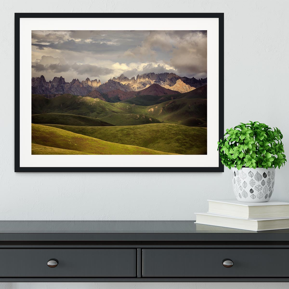 Tibetan Plateau Framed Print - Canvas Art Rocks - 1