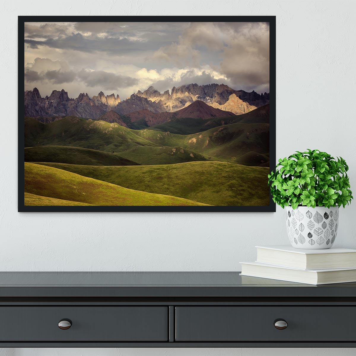 Tibetan Plateau Framed Print - Canvas Art Rocks - 2