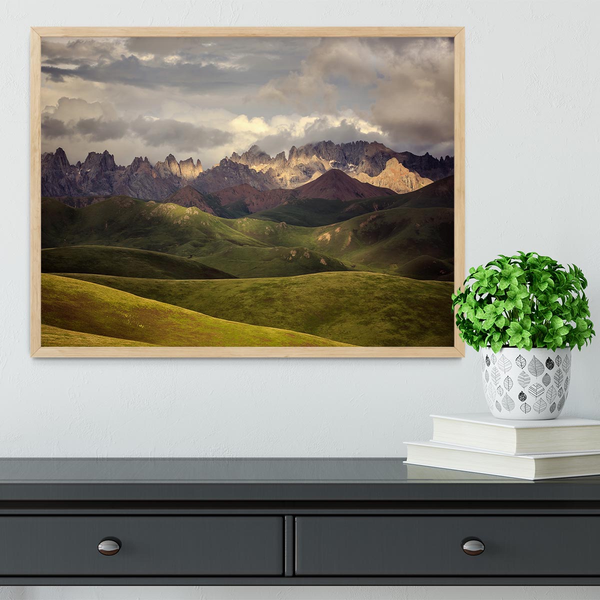 Tibetan Plateau Framed Print - Canvas Art Rocks - 4