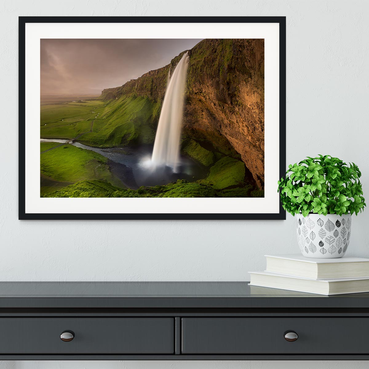 Seljalandsfoss Framed Print - Canvas Art Rocks - 1