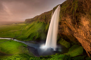 Seljalandsfoss Wall Mural Wallpaper - Canvas Art Rocks - 1