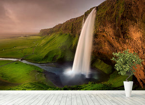 Seljalandsfoss Wall Mural Wallpaper - Canvas Art Rocks - 4